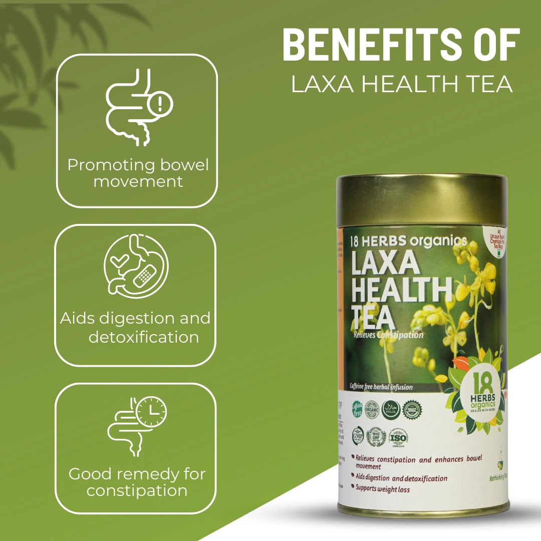 18 Herbs Organics Laxa Health Tea (TIN)