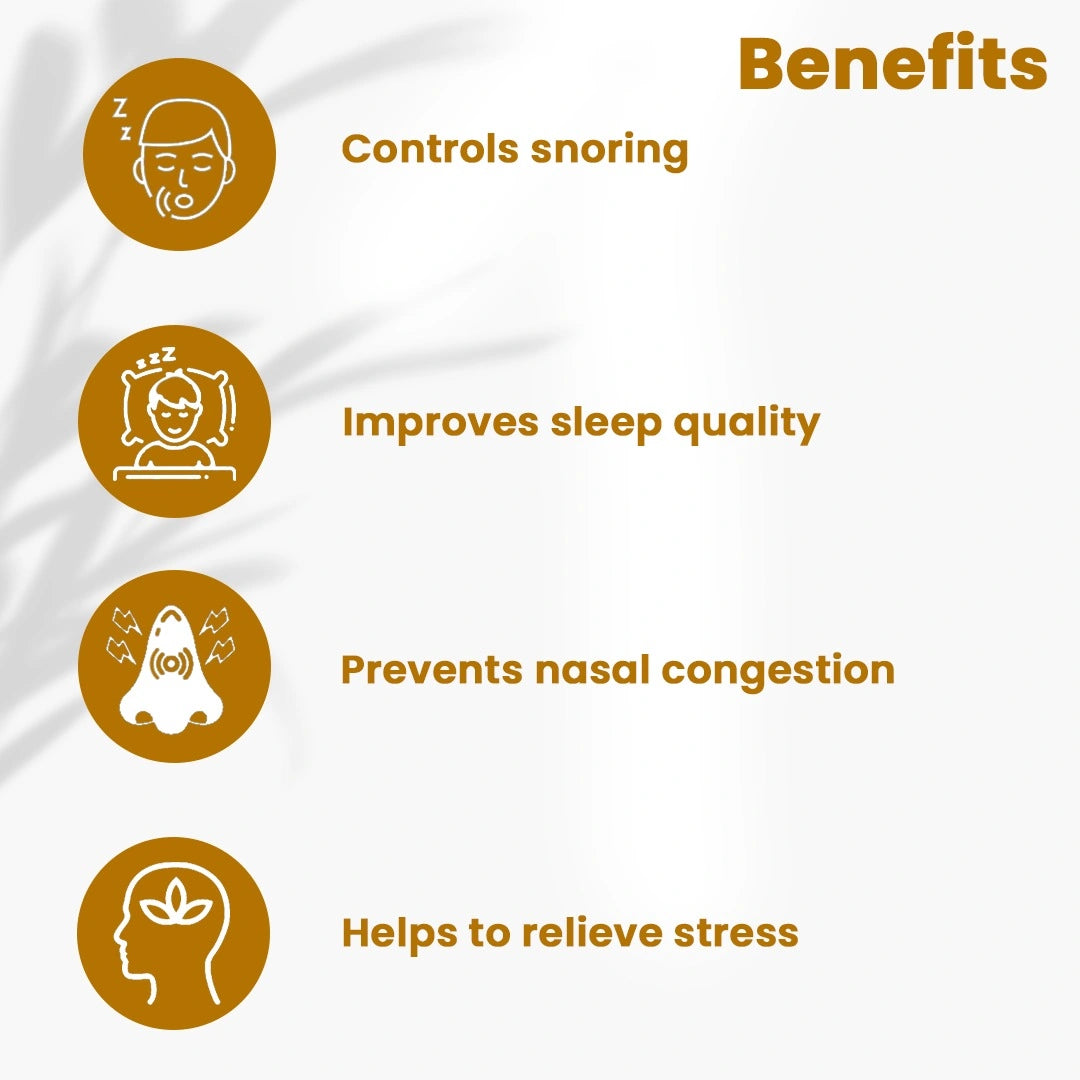 VIP Sleep Care Oil, 50 ml - 100% Natural | Snoring Stopper Oil for Men & Women