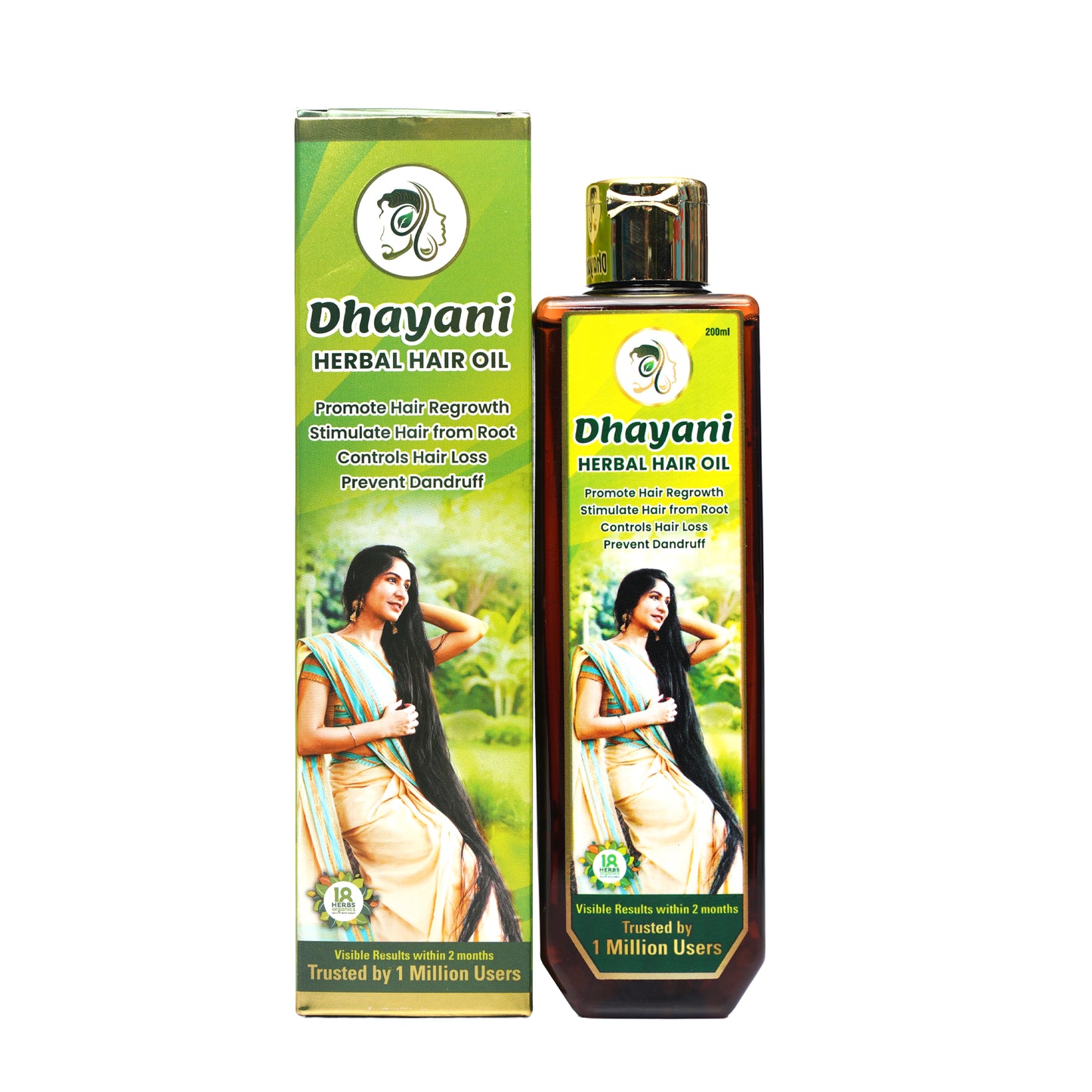Dhayani Herbal Hair Oil 200ml Product Listing Image