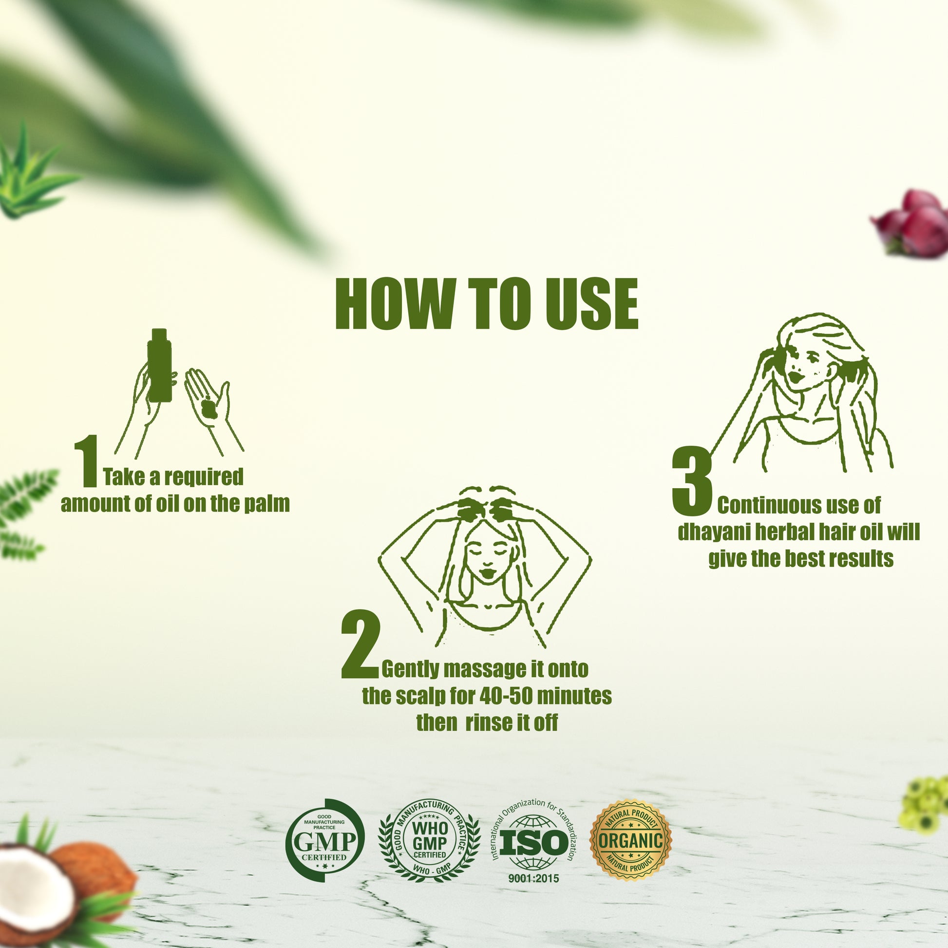 Dhayani Herbal Hair Oil Product Listing Image