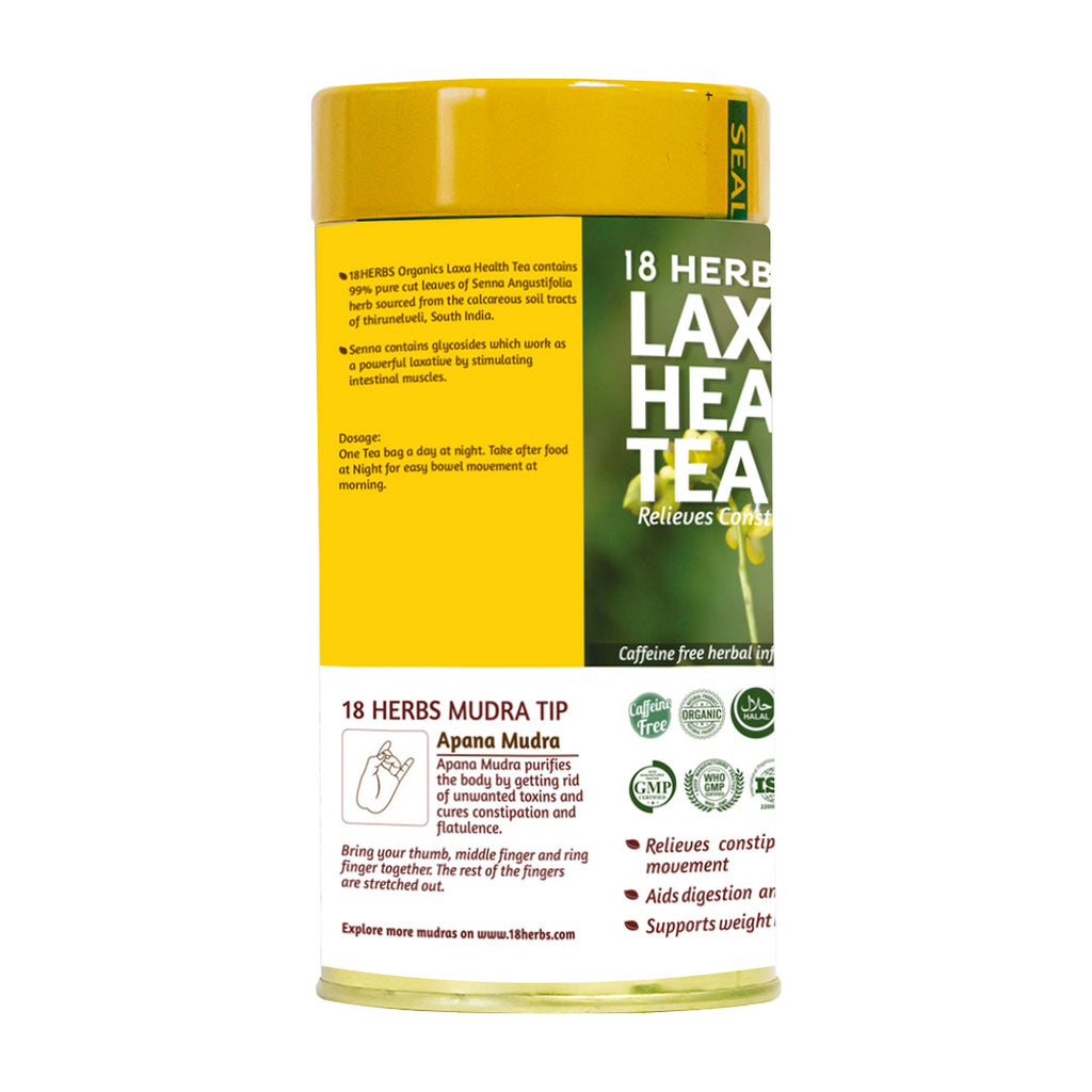 18 Herbs Organics Laxa Health Tea (TIN)