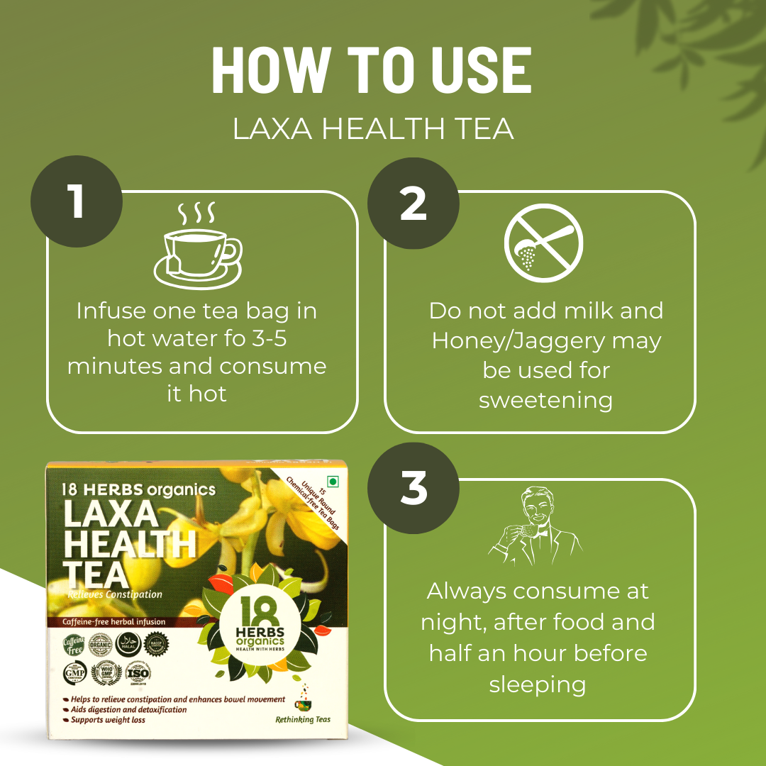 18 Herbs Organics Laxa Health Tea (BOX)