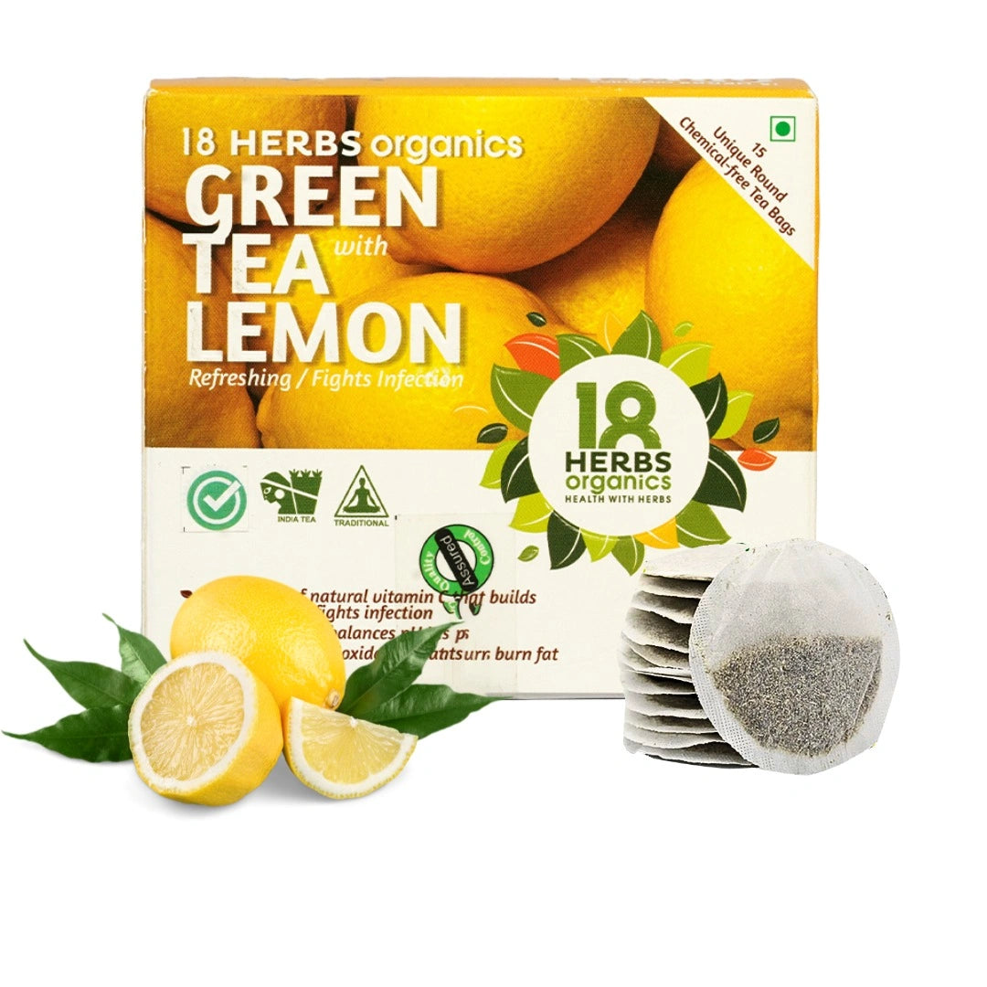 18 Herbs Organics Green Tea with Lemon (BOX)