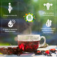 18 Herbs Organics Hibiscus Flower 40 Tea Bags (TIN)