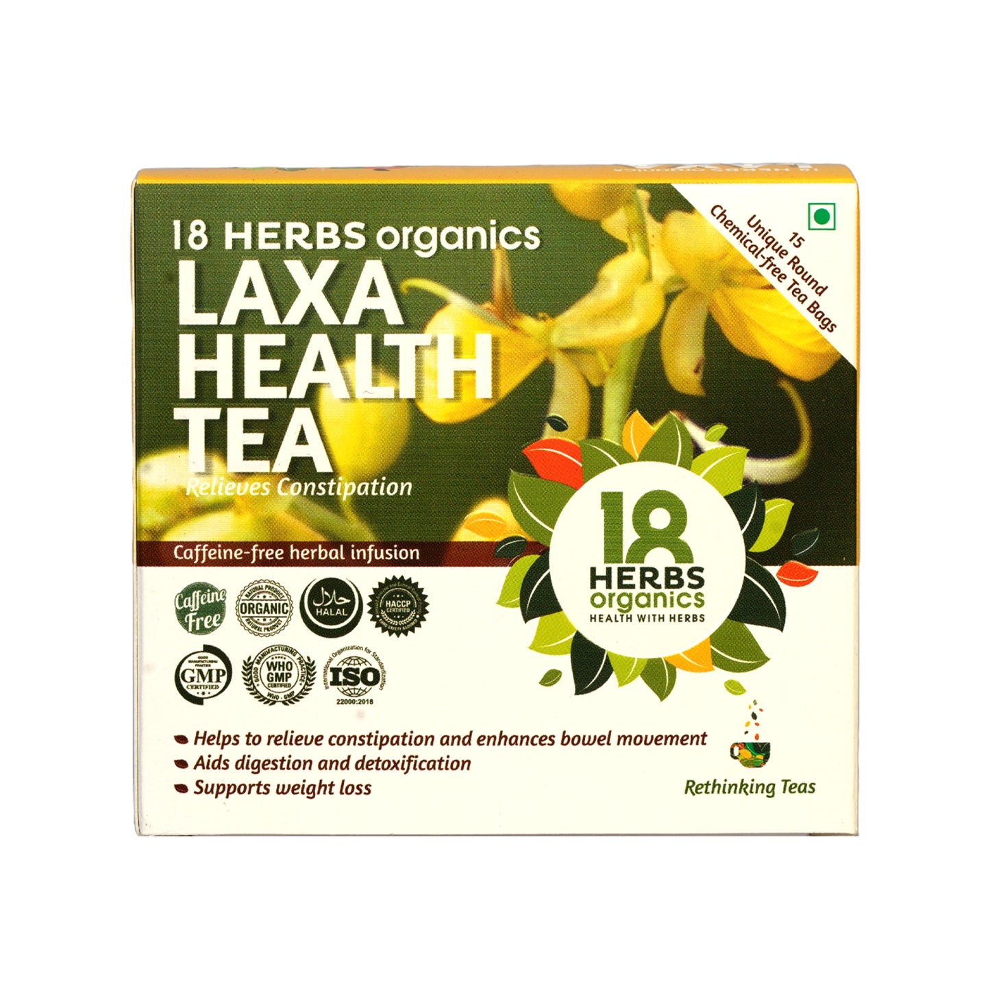 18 Herbs Organics Laxa Health Tea (BOX)