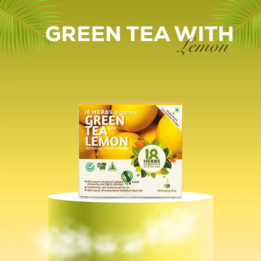 18 Herbs Organics Green Tea with Lemon (BOX)