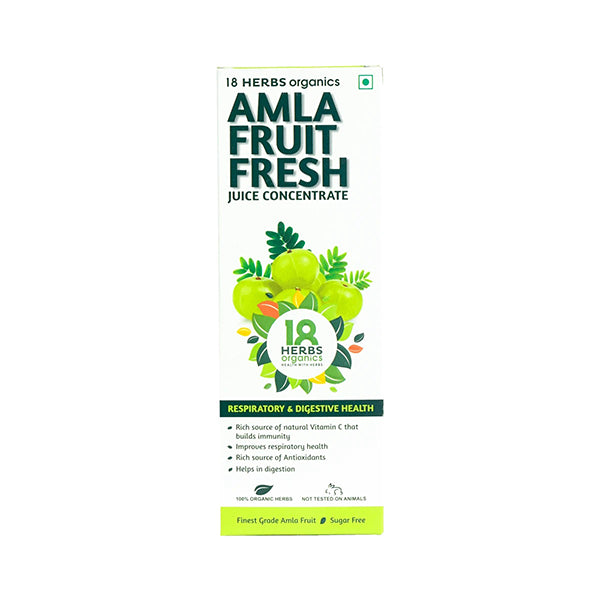 18 Herbs Organics Amla Fruit Fresh Juice Concentrate