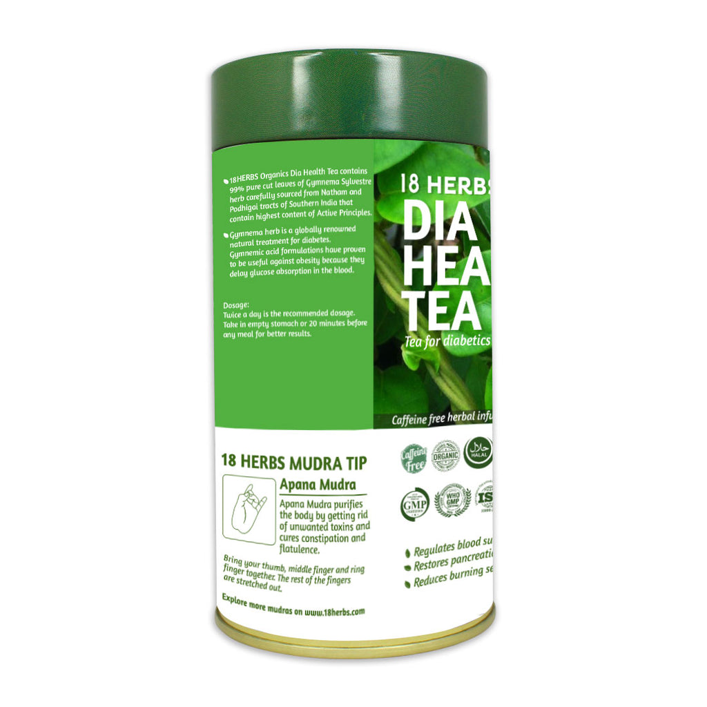 18 Herbs Organics Dia Health Tea (TIN)