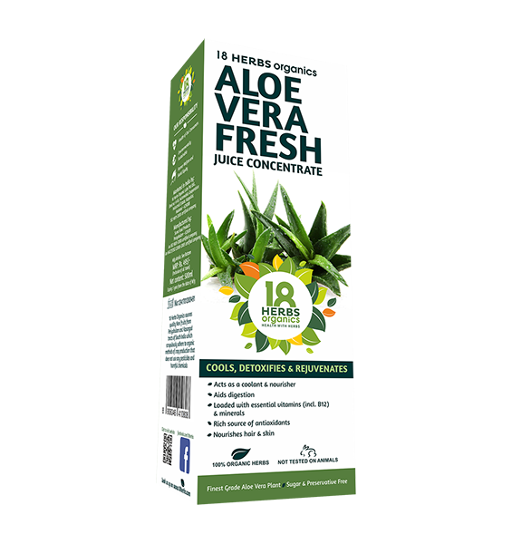 18 Herbs Organics Aloe Vera Fresh Juice Concentrate