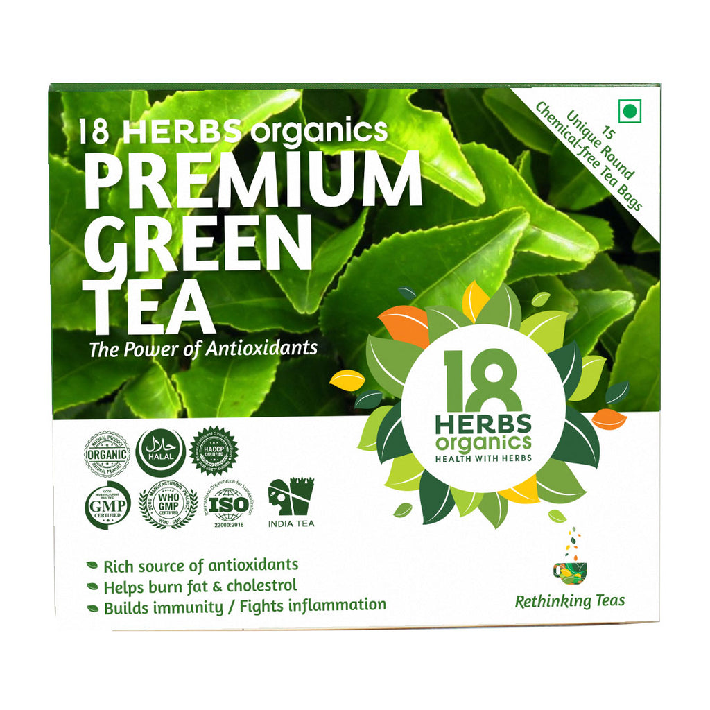 18 Herbs Organics Premium Green Tea (BOX)