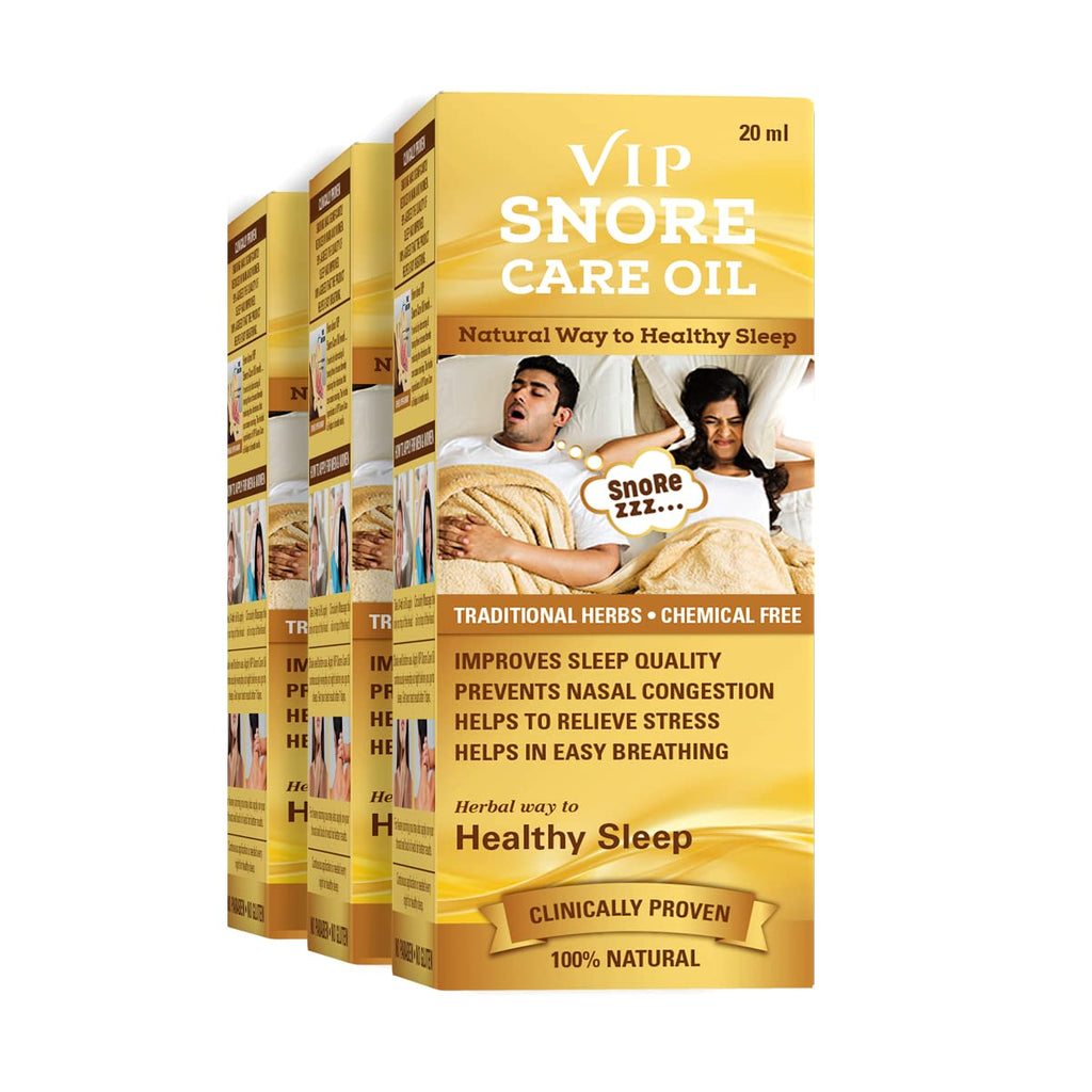 VIP Snore Care Oil, 20ml - Pack of 3